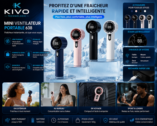 Mini ventilateur portable