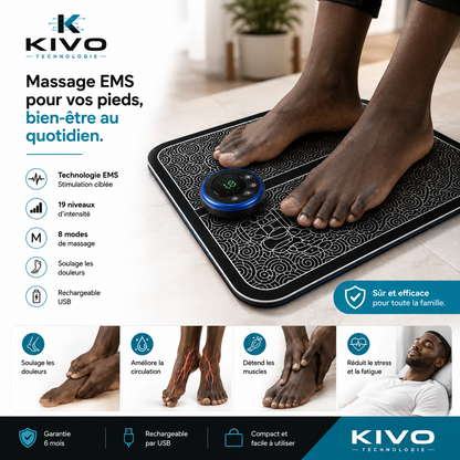 TAPIS DE MASSAGE EMS